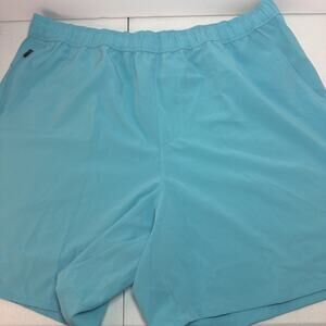 DSG Men's 6" Agility Woven Comfy Shorts | Blue Spray | Size-L.